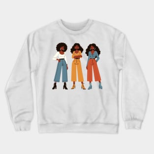 Beautiful black women Crewneck Sweatshirt